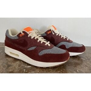 Nike Air Max 1 Houndstooth Bronze Eclipse 11.5 CT1207 - 200 Suede Mens